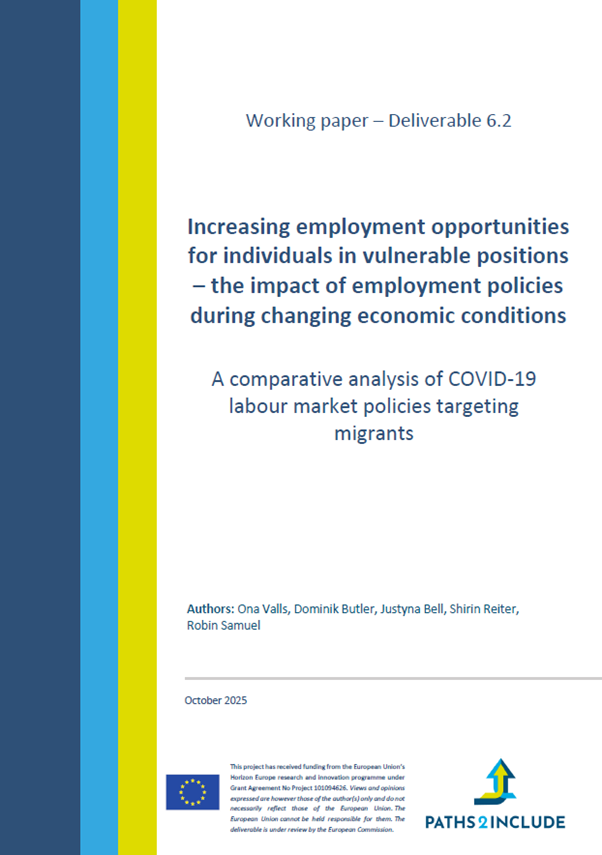Increasing employment opportunities for individuals in vulnerable positions – the impact of employment policies during changing economic conditions